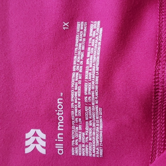 All In Motion Berry Purple High-Rise Leggings Size 1X - NWT - Picture 5 of 7